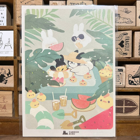 Bubukai July Postcard