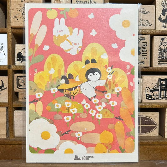 Bubukai April Postcard