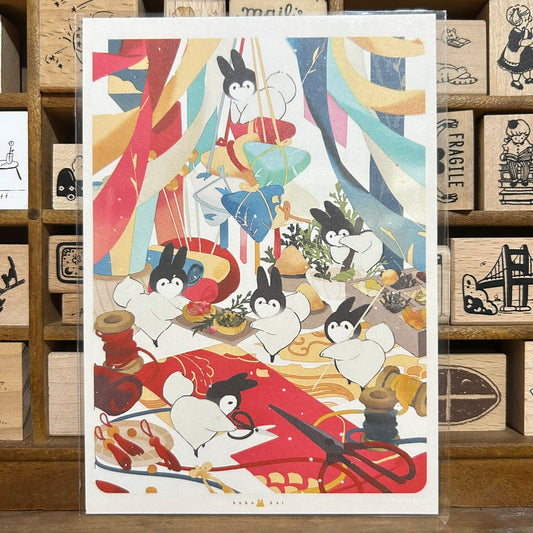 Bubukai Dragon Boat Festival Ver.1 Paper Postcard