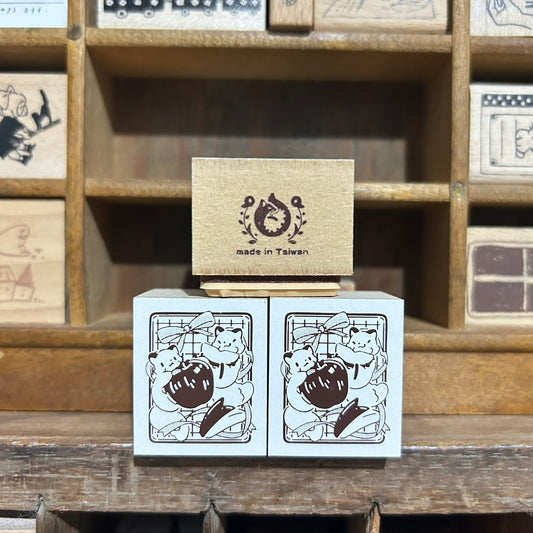 Kitsunebiyori Apple Stamp