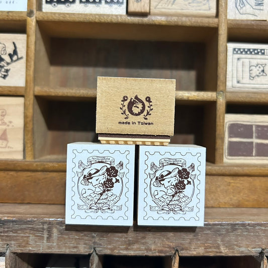 Kitsunebiyori Nemophilia Stamp