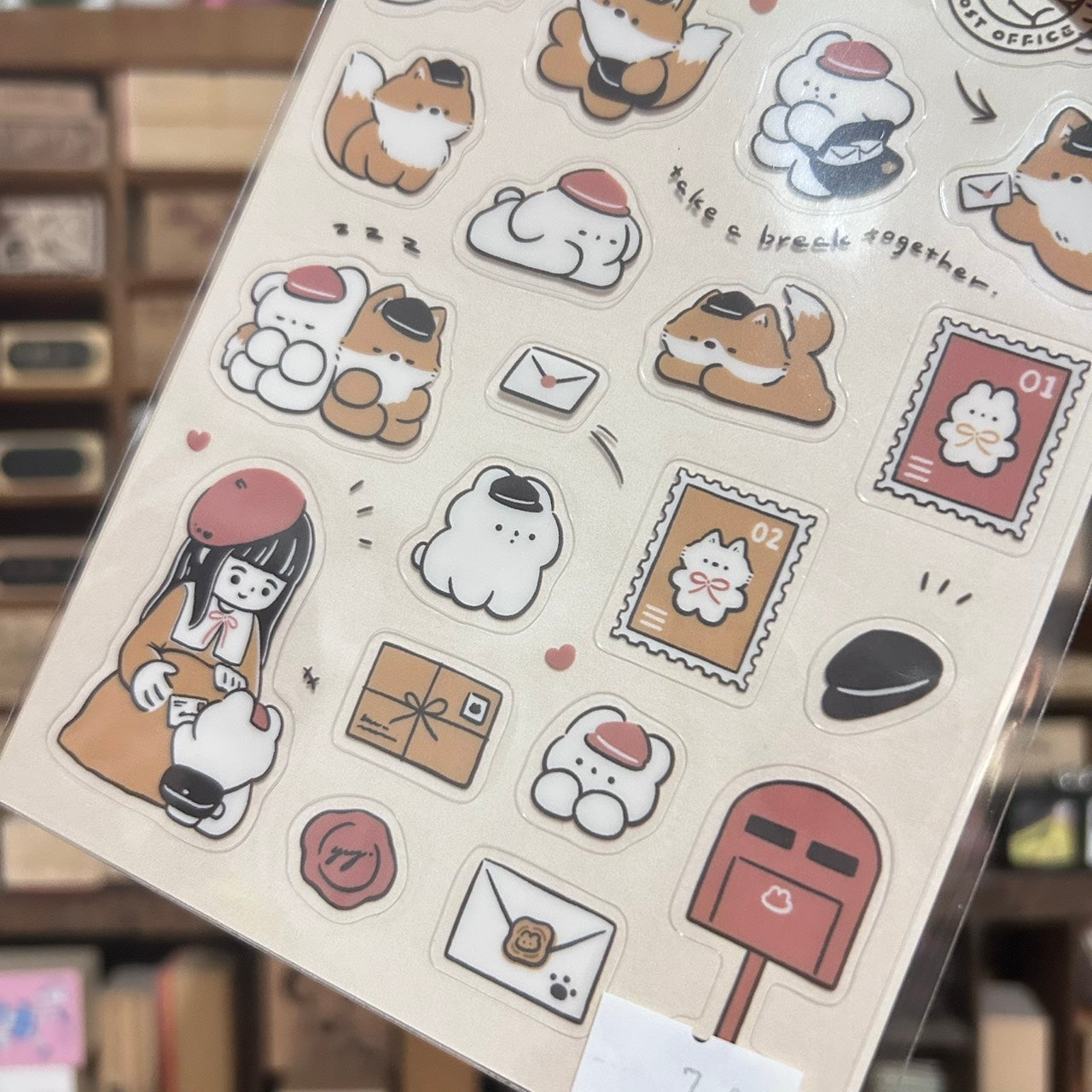 YuYing Postman Days Transparent Sticker Sheet