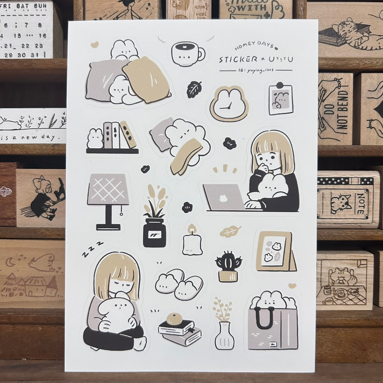 YuYing Homey Days Sticker Sheet