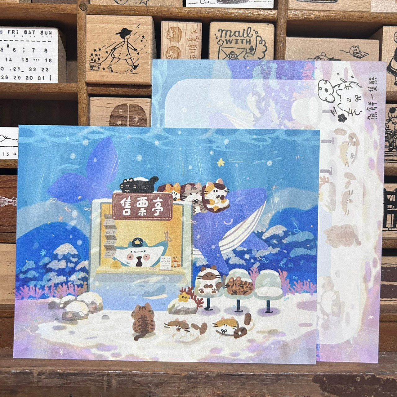UBEE Underwater Postcard
