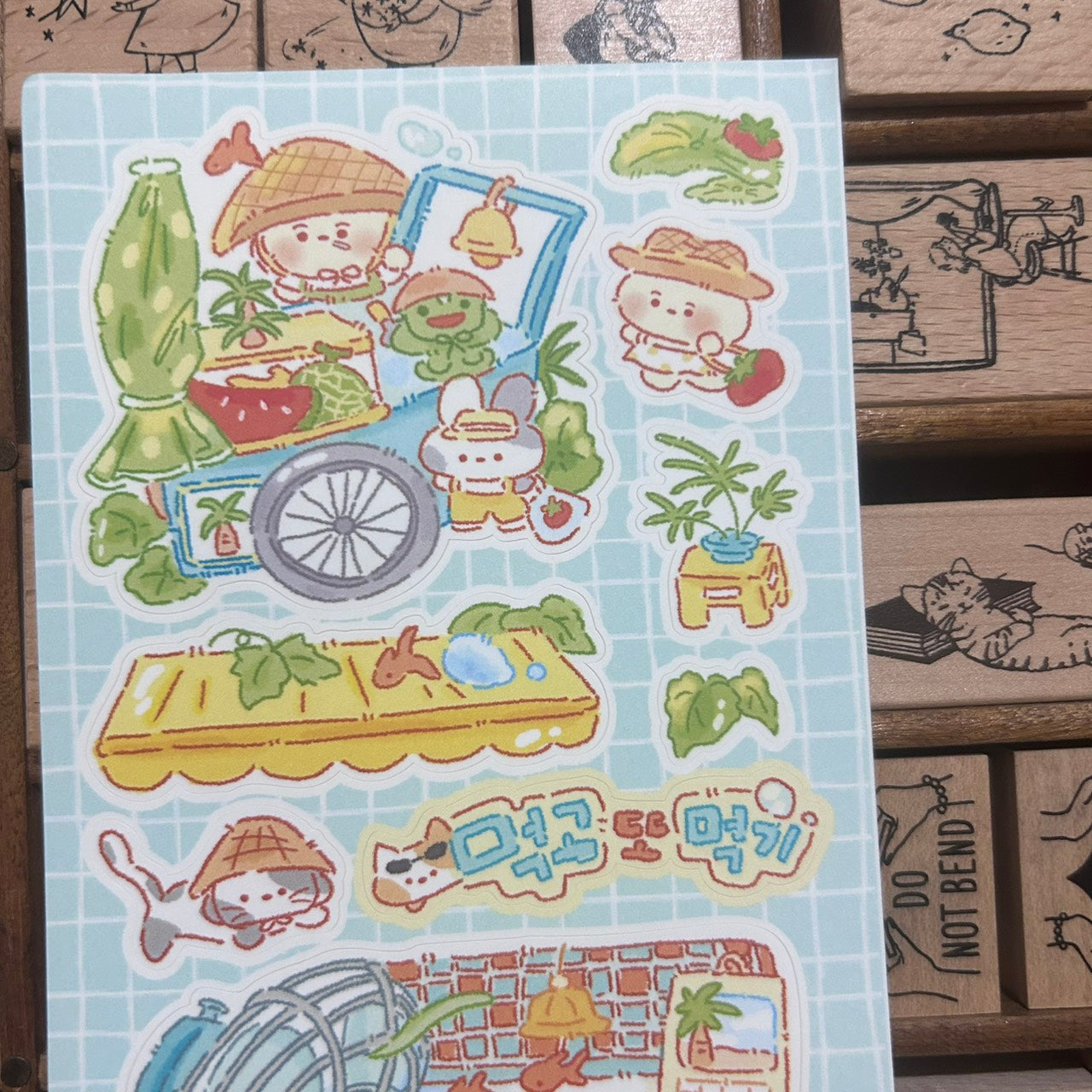 Chu Chu Family Supermarket Sticker Sheet