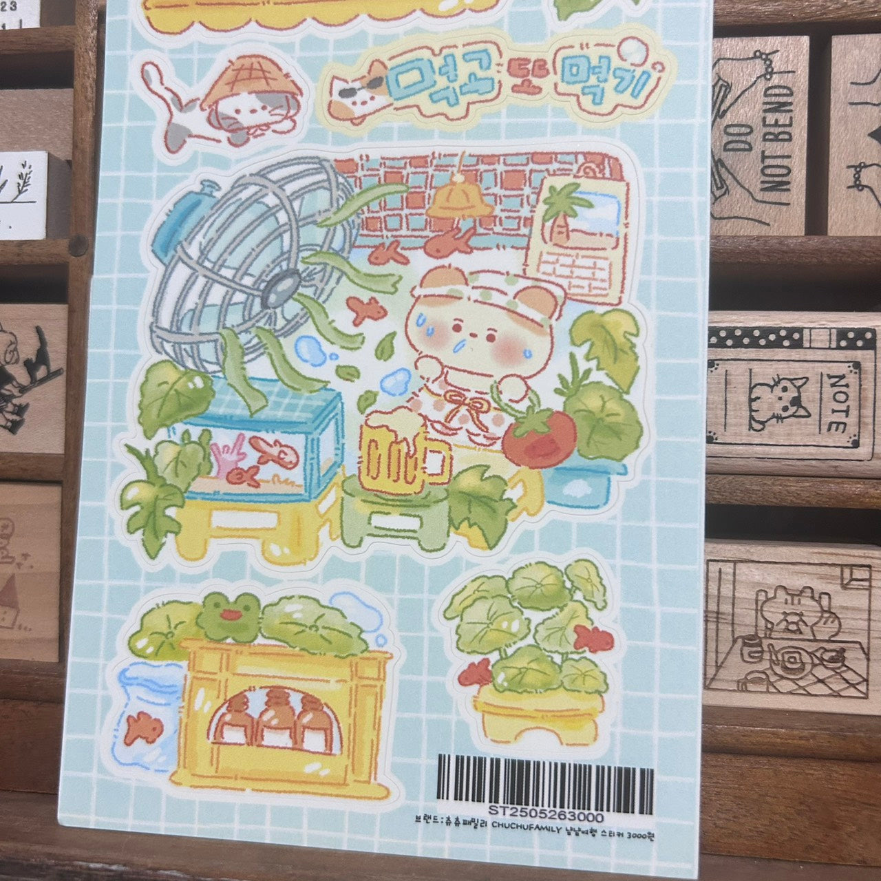 Chu Chu Family Supermarket Sticker Sheet