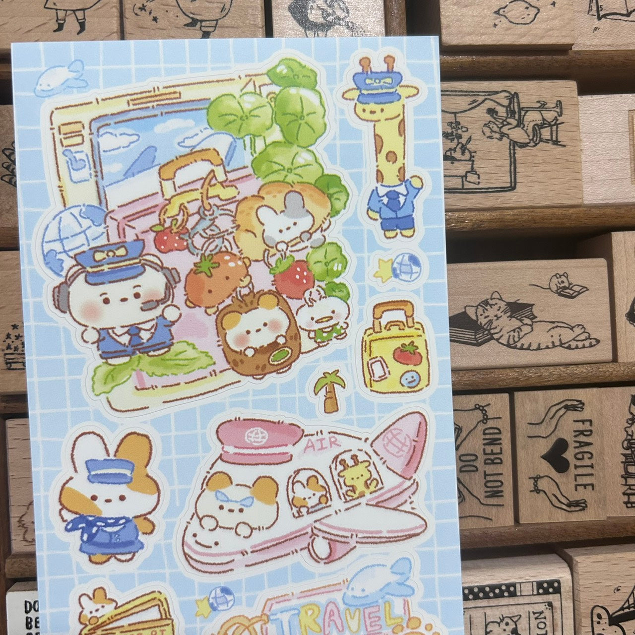 Chu Chu Family Travel Sticker Sheet