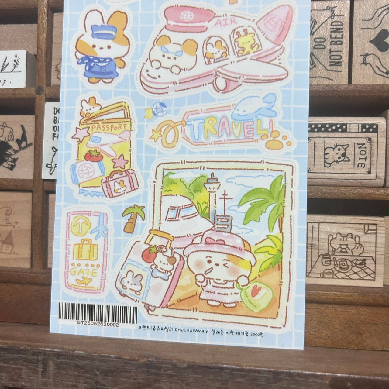Chu Chu Family Travel Sticker Sheet