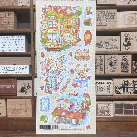 Chu Chu Family Goldfish Sticker Sheet