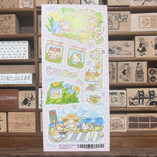 Chu Chu Family Camera Sticker Sheet