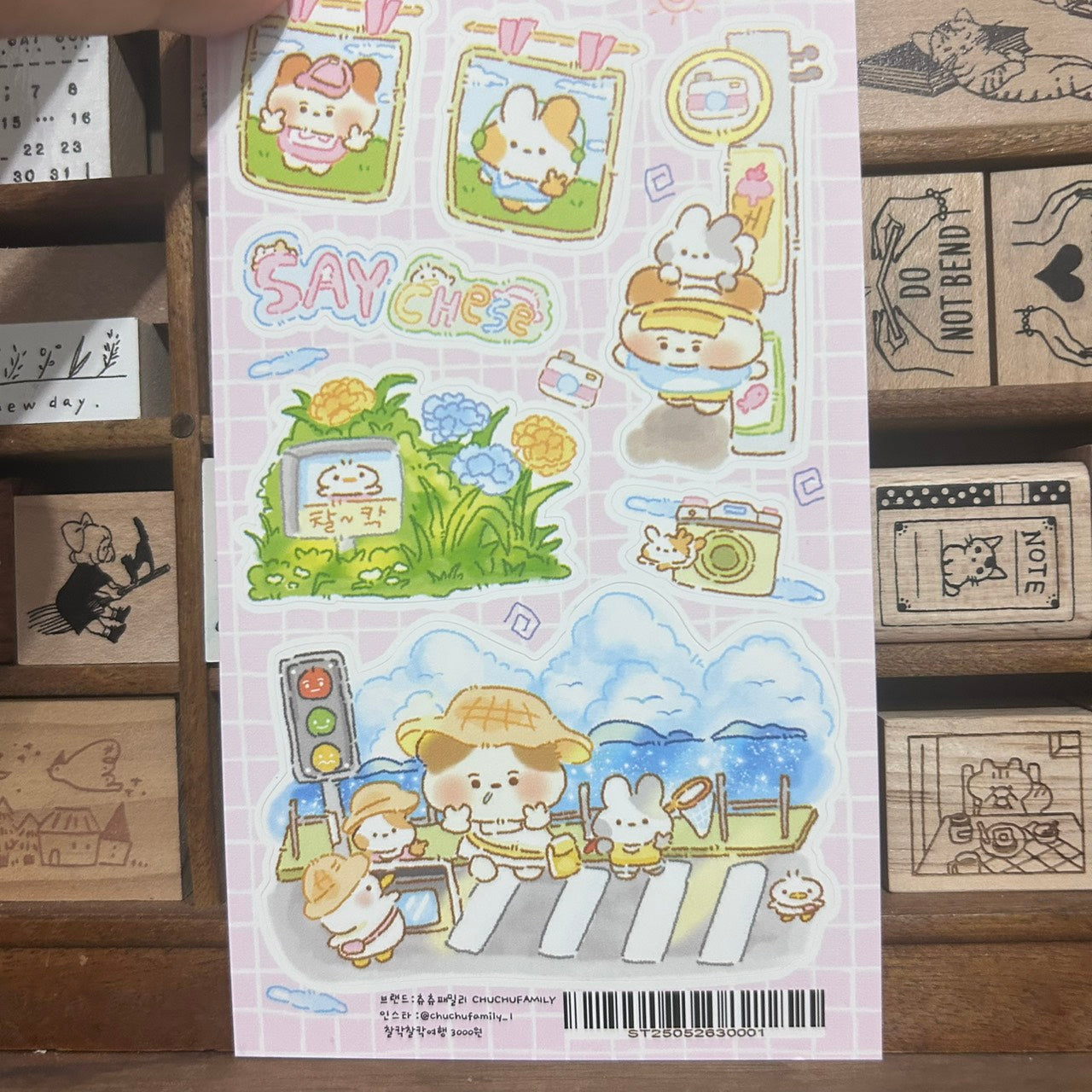 Chu Chu Family Camera Sticker Sheet