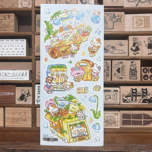 Chu Chu Family Delivery Sticker Sheet
