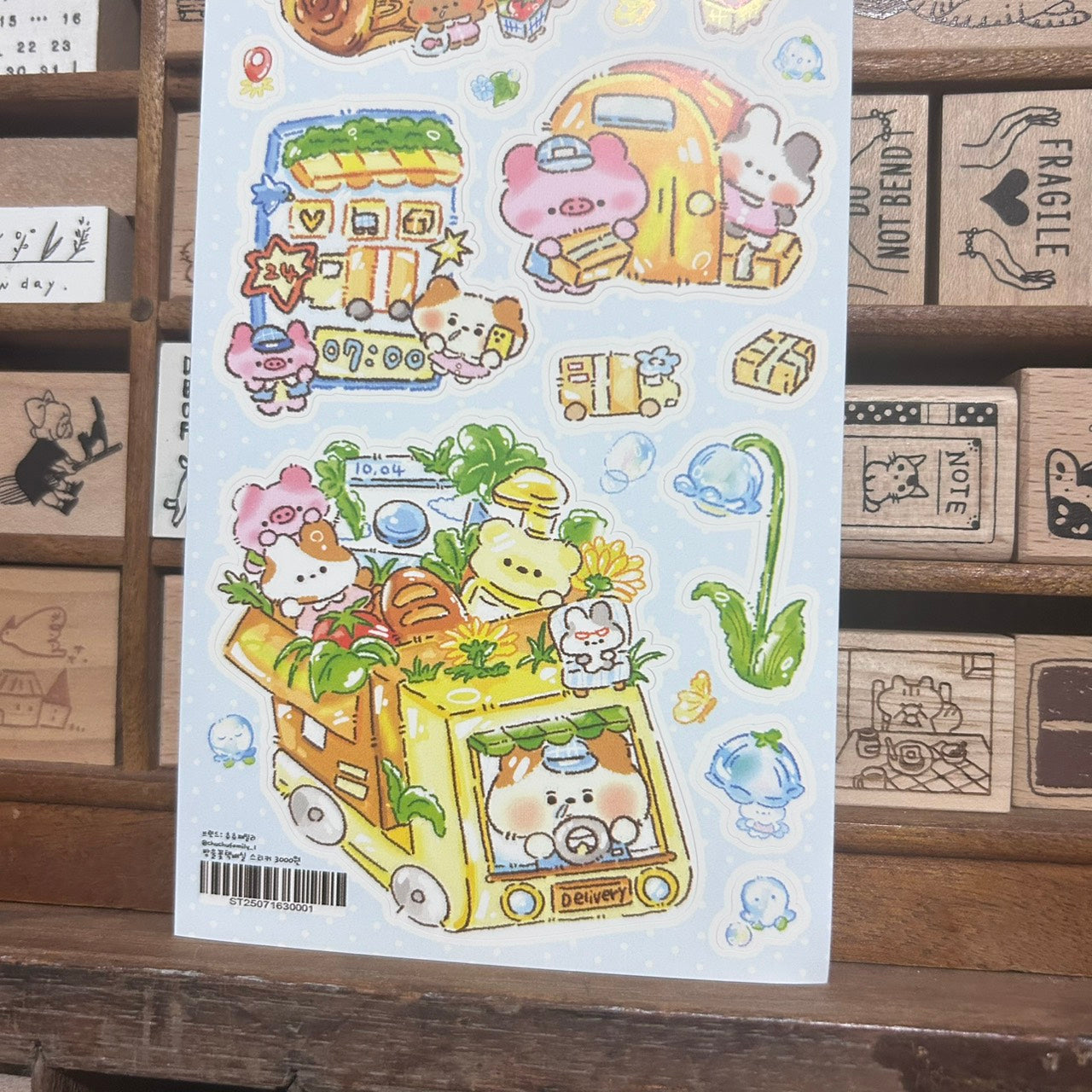 Chu Chu Family Delivery Sticker Sheet