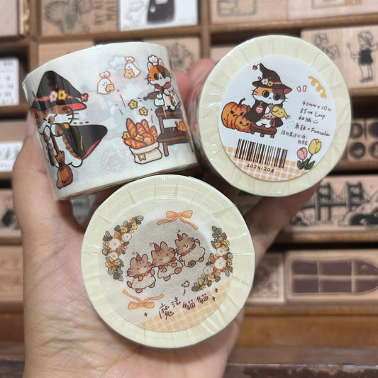 UBEE Magical Cats Washi Tape and Samples