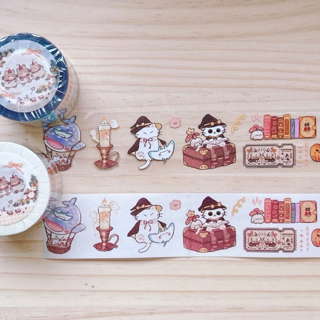 UBEE Magical Cats Washi Tape and Samples