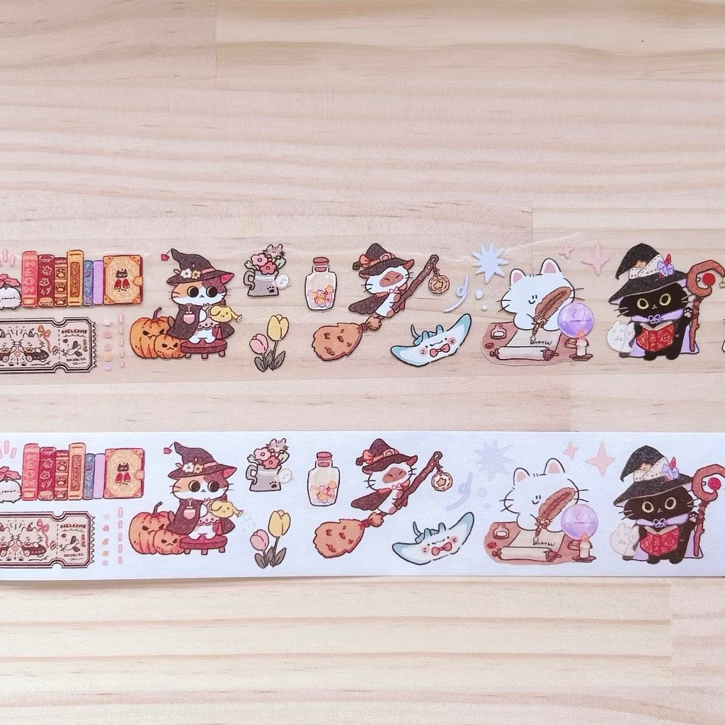 UBEE Magical Cats Washi Tape and Samples