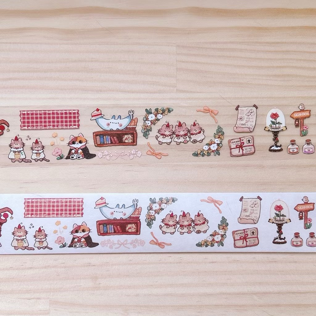 UBEE Magical Cats PET Tape and Samples