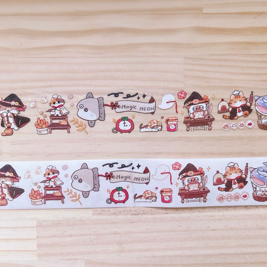 UBEE Magical Cats Washi Tape and Samples