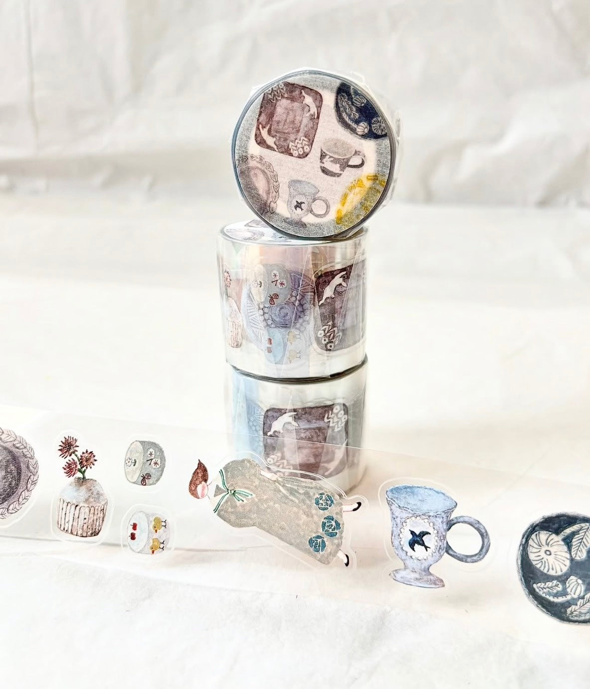 Pion Pottery Kiss Cut PET Tape Roll