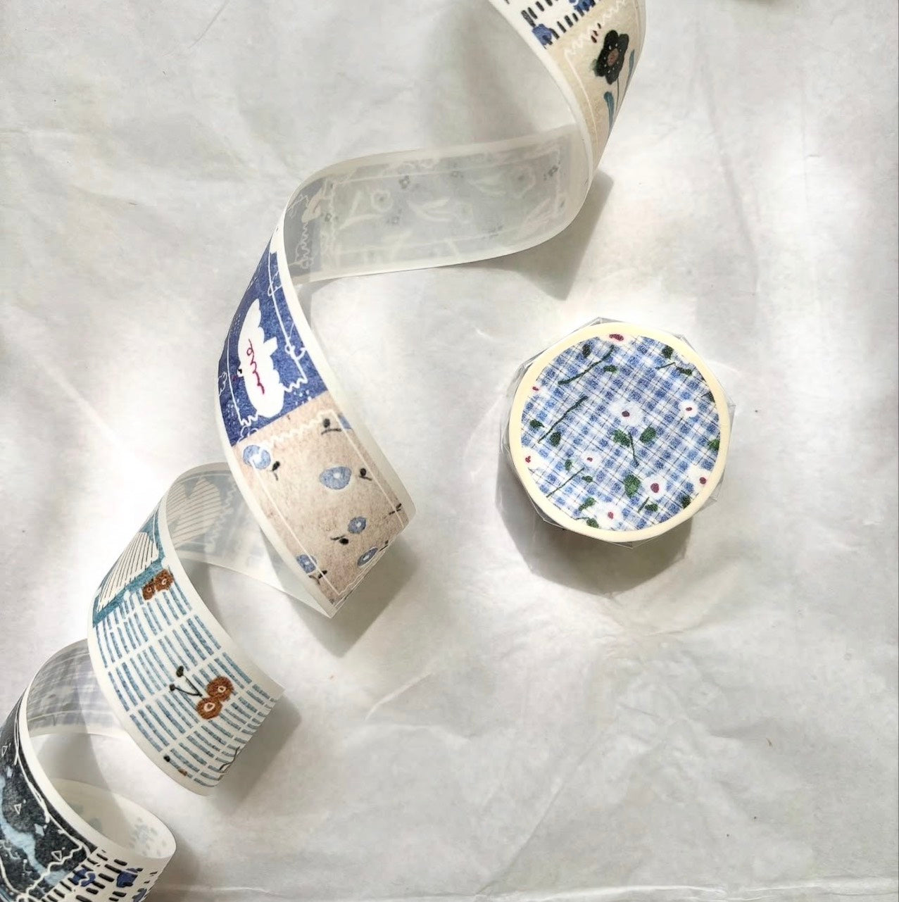 Pion Ten Parts Kiss Cut Washi Tape Roll