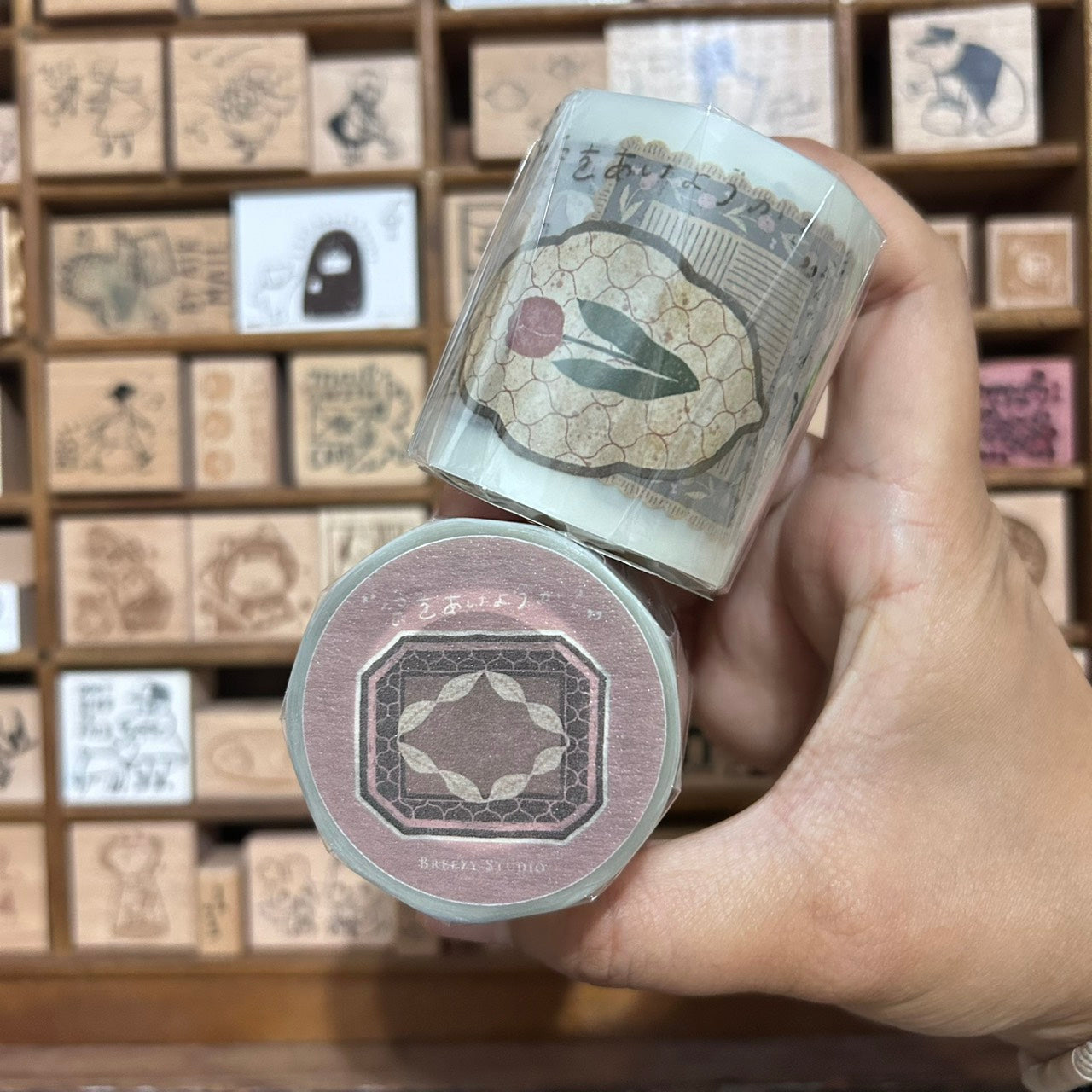 Breezy Studio Flower Window PET Tape Roll