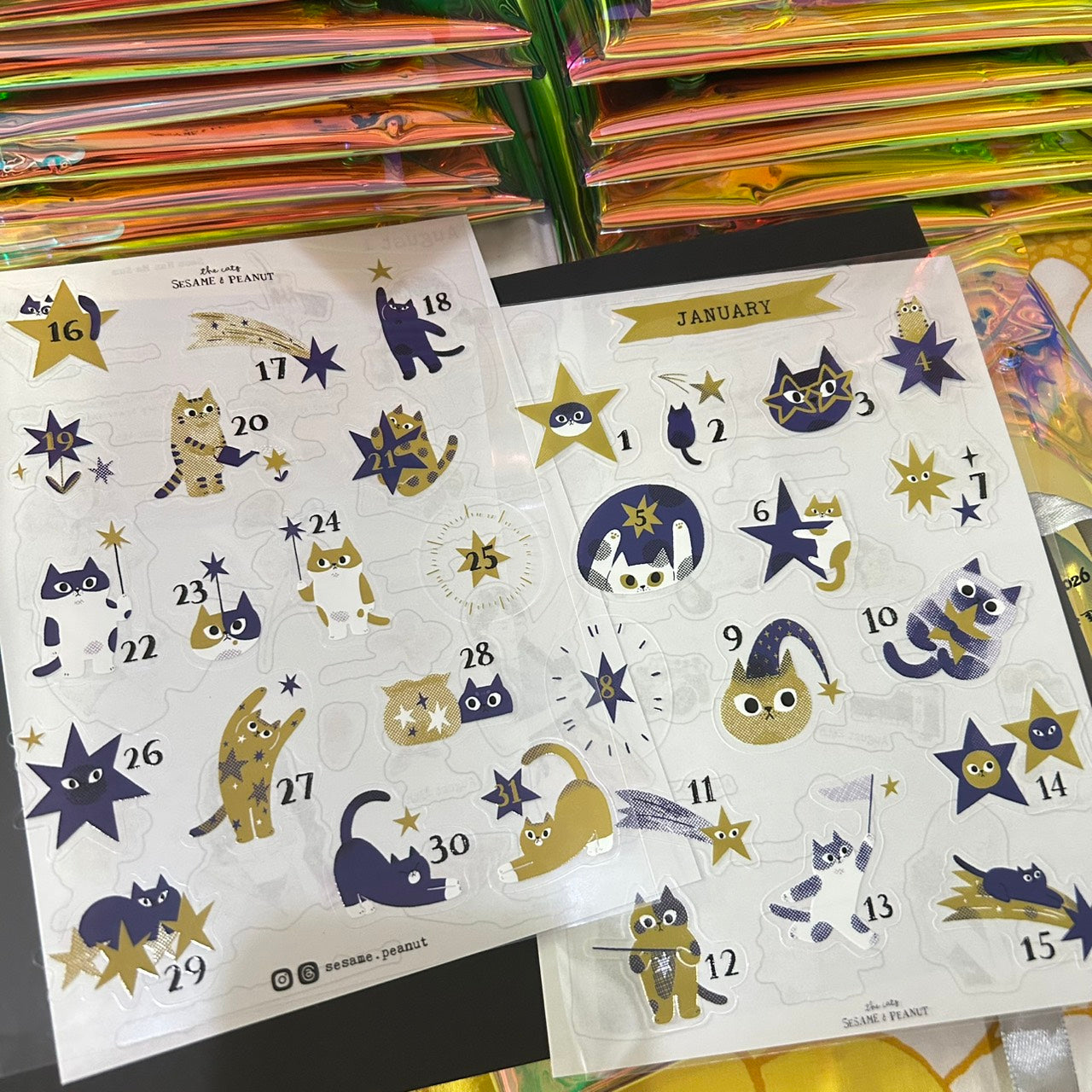 2026 Urtapeprint Sticker Calendar Set