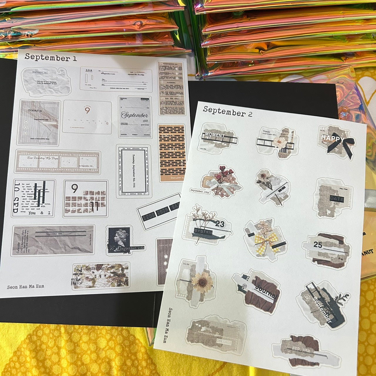 2026 Urtapeprint Sticker Calendar Set