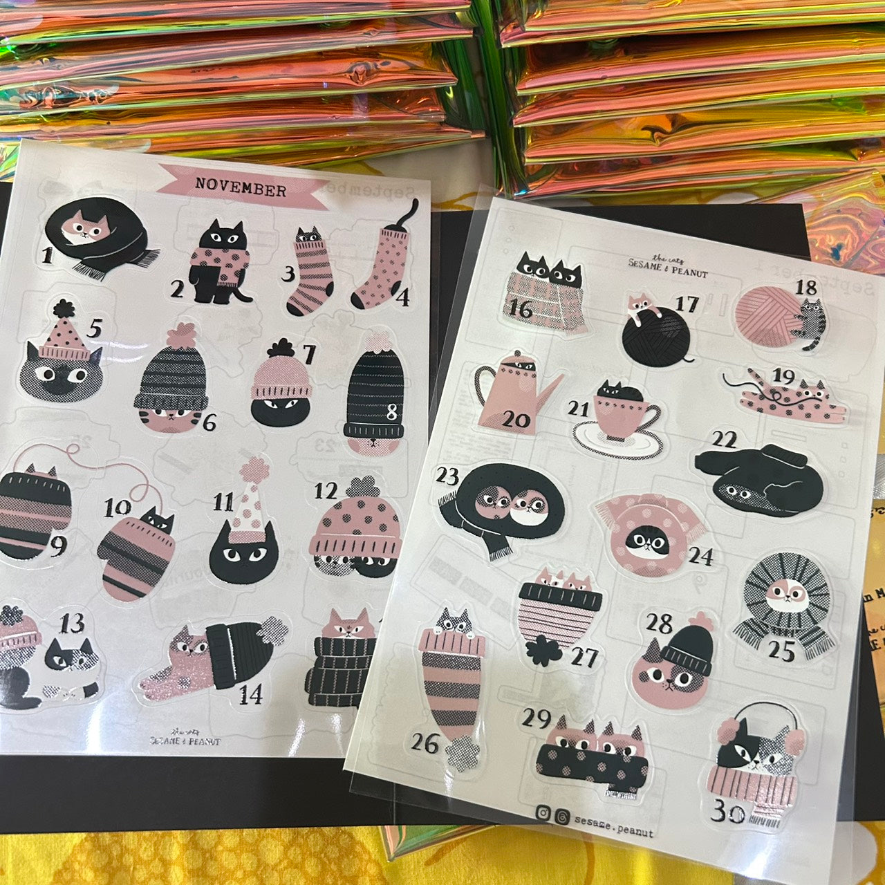 2026 Urtapeprint Sticker Calendar Set