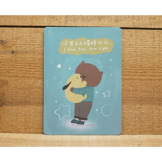 Tommy Woo Shine Your Own Light Card