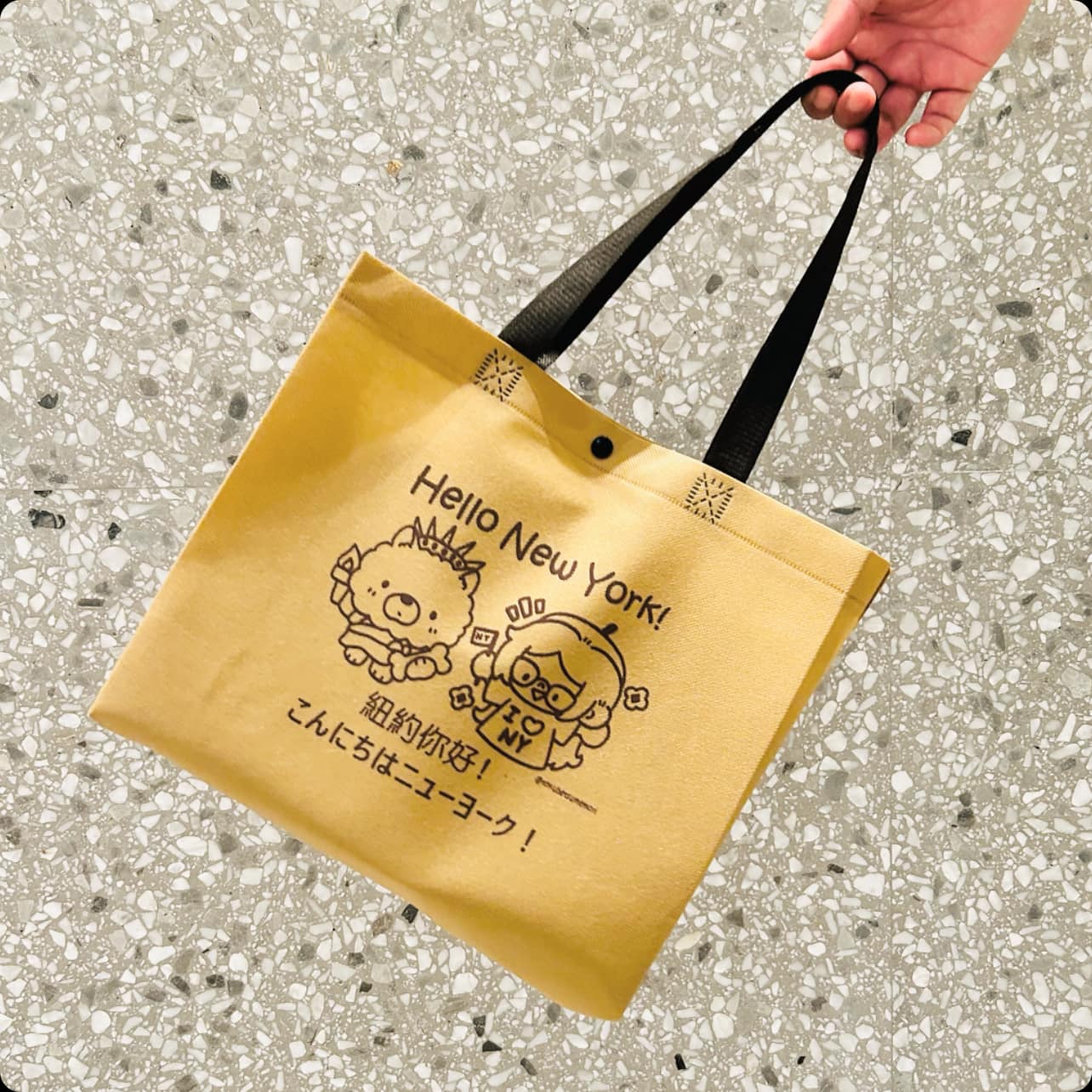Tokubetsumemori x wooqiart New York Tote Bag