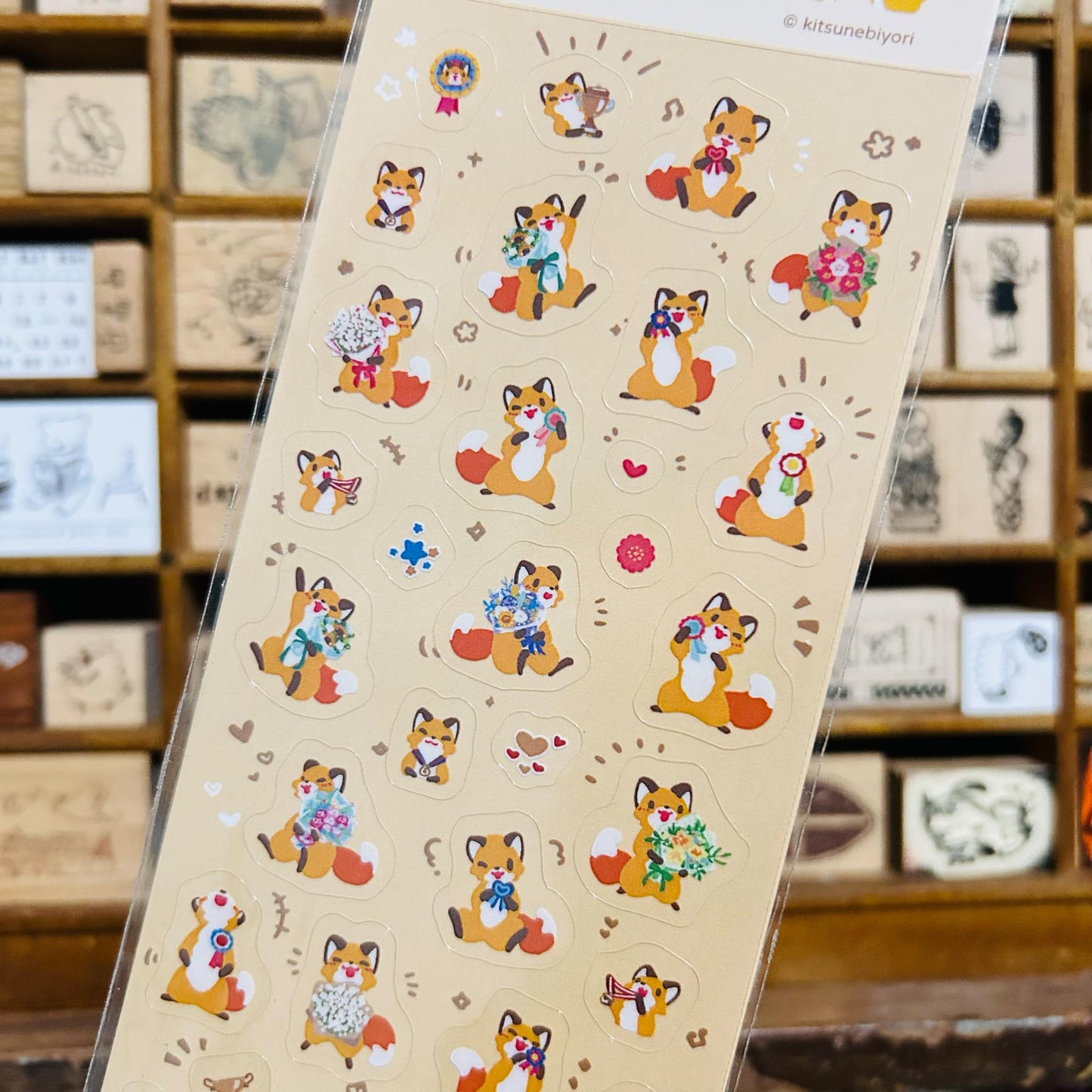 Kitsunebiyori Prize Sticker Sheet