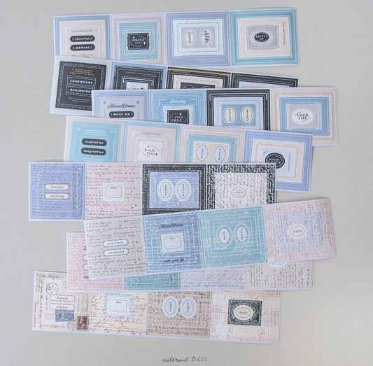[Samples Only] Asteroid B-610 Snippets Chapter 3 Die Cut Tape