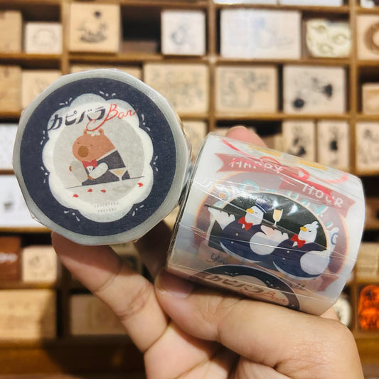 Sky Coffee Capybara Bar PET Tape and Sample