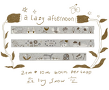 Ivy Snow a lazy afternoon Washi Masking Tape Roll
