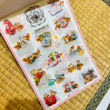 2024 Washi Date Black Daily Sticker Book