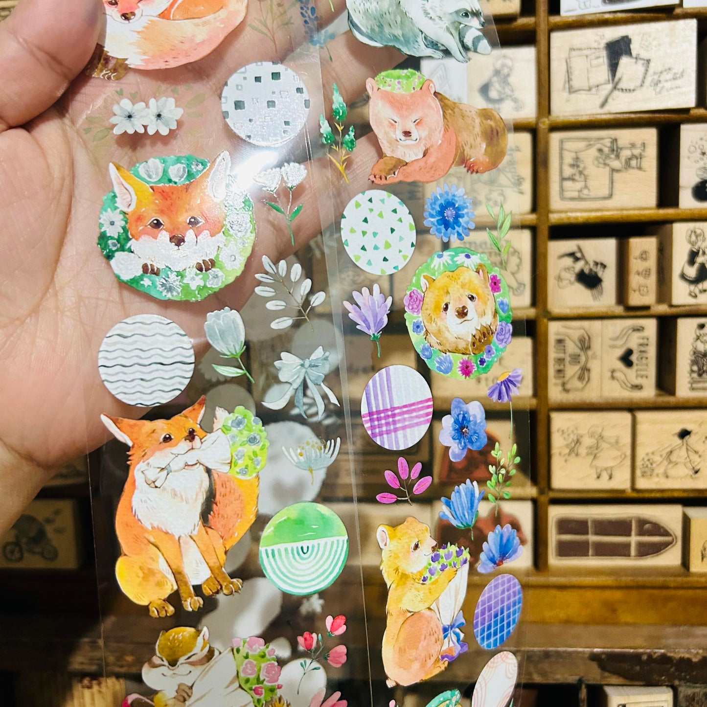 [Samples Only] Yuhuiru Studio Animal Flowers PET Tape