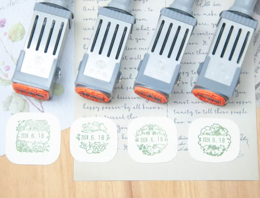 Kitsunebiyori Date Stamp: Vineyard and Fox