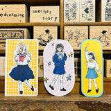 Ann Di Sailor Uniform Girls Sticker Flakes Pack
