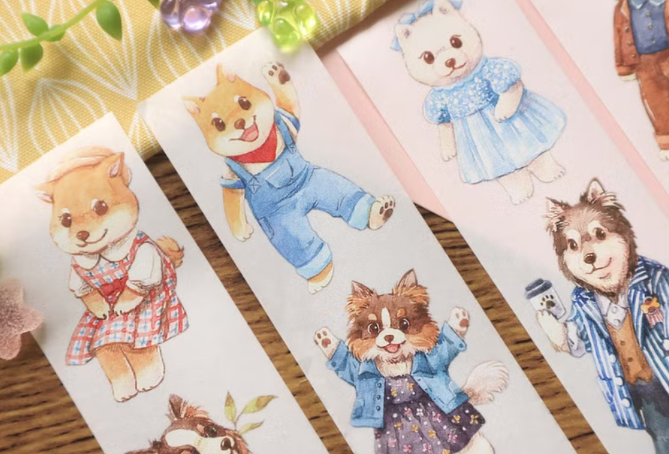 [Sample Only] Maruco Cha Cha's Friends Masking Tape