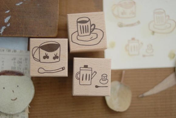 Evakaku Cup Mug Stamp Set