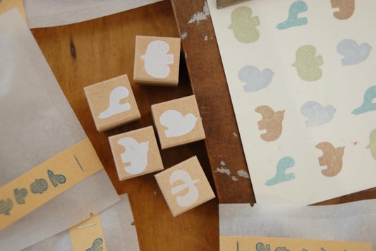 Evakaku Small Birds Stamp Set
