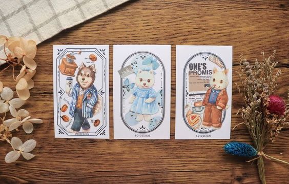 [Sample Only] Maruco Cha Cha's Friends Masking Tape