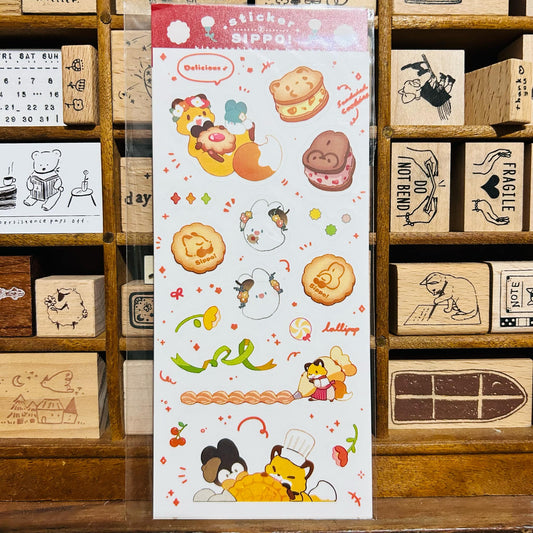 Kitsunebiyori x Bubukai Red Sticker Sheet