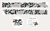 Ivy Snow Flower Bloom Washi Masking Tape Roll