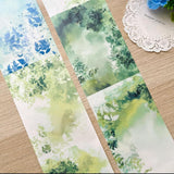 Yinynxn Colorful Forest Sample Big Background Washi Tape