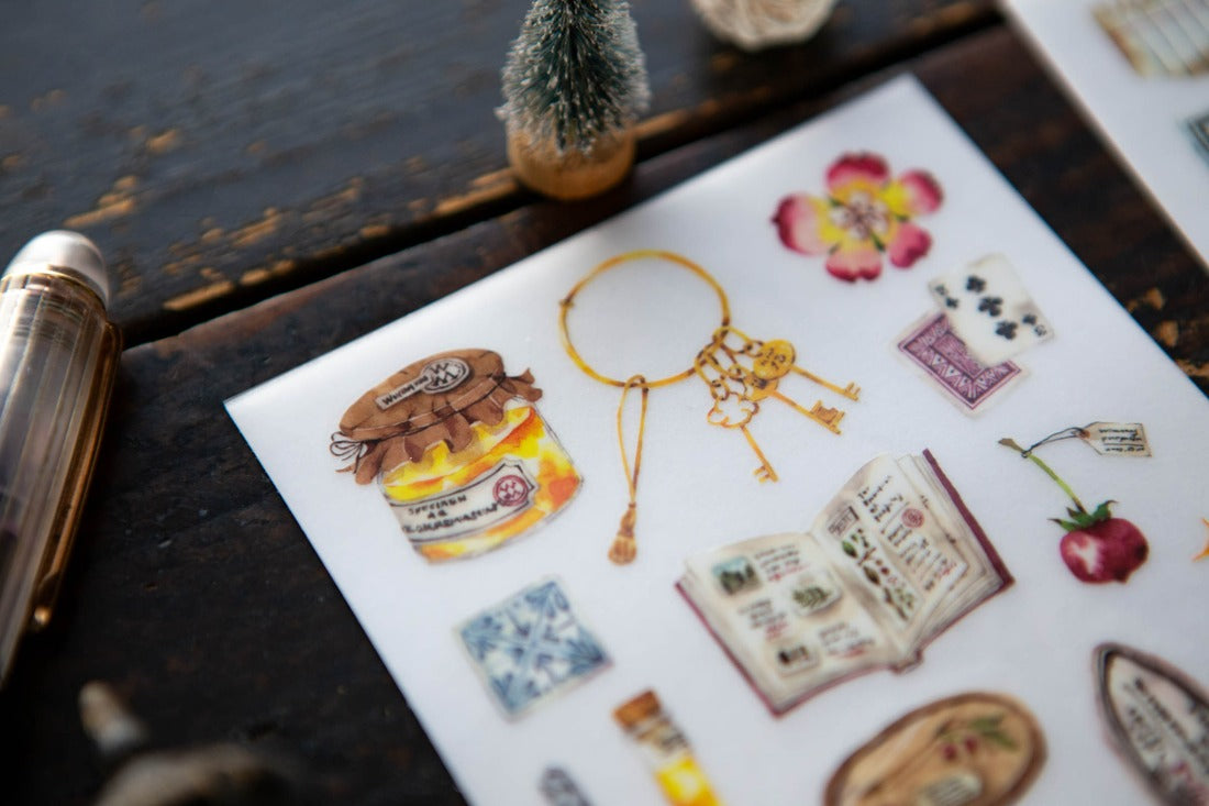 OURS Studio Desk of Botanist Transfer Sticker Sheet Pack