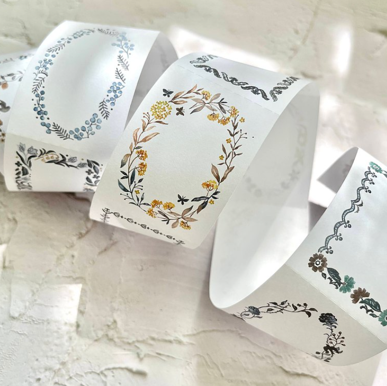 Pion Frame Paper Tape Sample and Full Roll