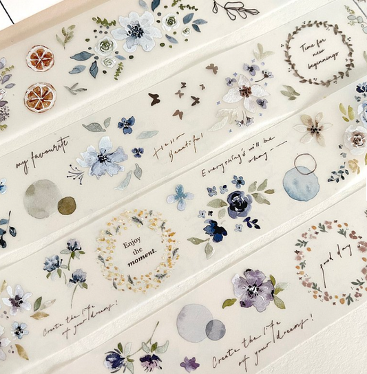Pion Flower Lace PET Tape Sample and Full Roll