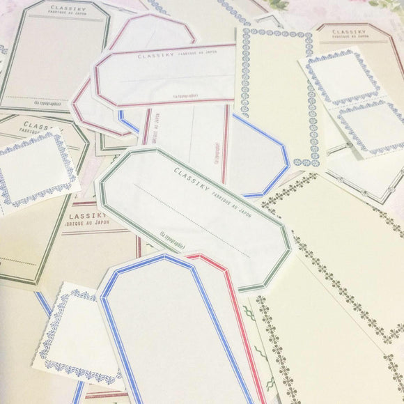 Classiky Bundle Pack Paper Label Sheet Pack 36pcs