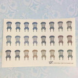 Classiky x Mihoko Seki Bundle Pack 3 Sticker Sheet Set
